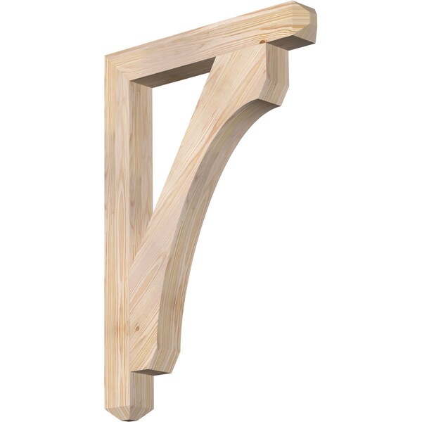 Ekena Millwork Legacy Craftsman Smooth Bracket, Douglas Fir, 3 1/2"W x 26"D x 38"H BKT04X26X38LEC04SDF - main